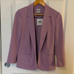 NWT Anne Klein Lavender Blazer